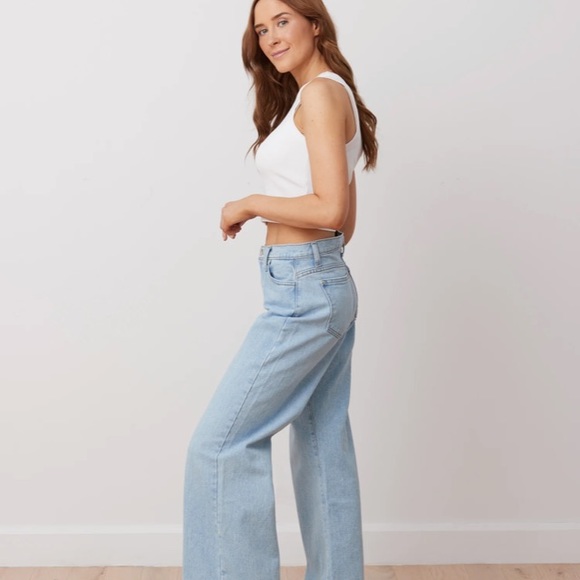 Jeans Second yoga. Dawson, Lily Classic rise wide legs. Size 30. NWT. - Picture 5 of 6